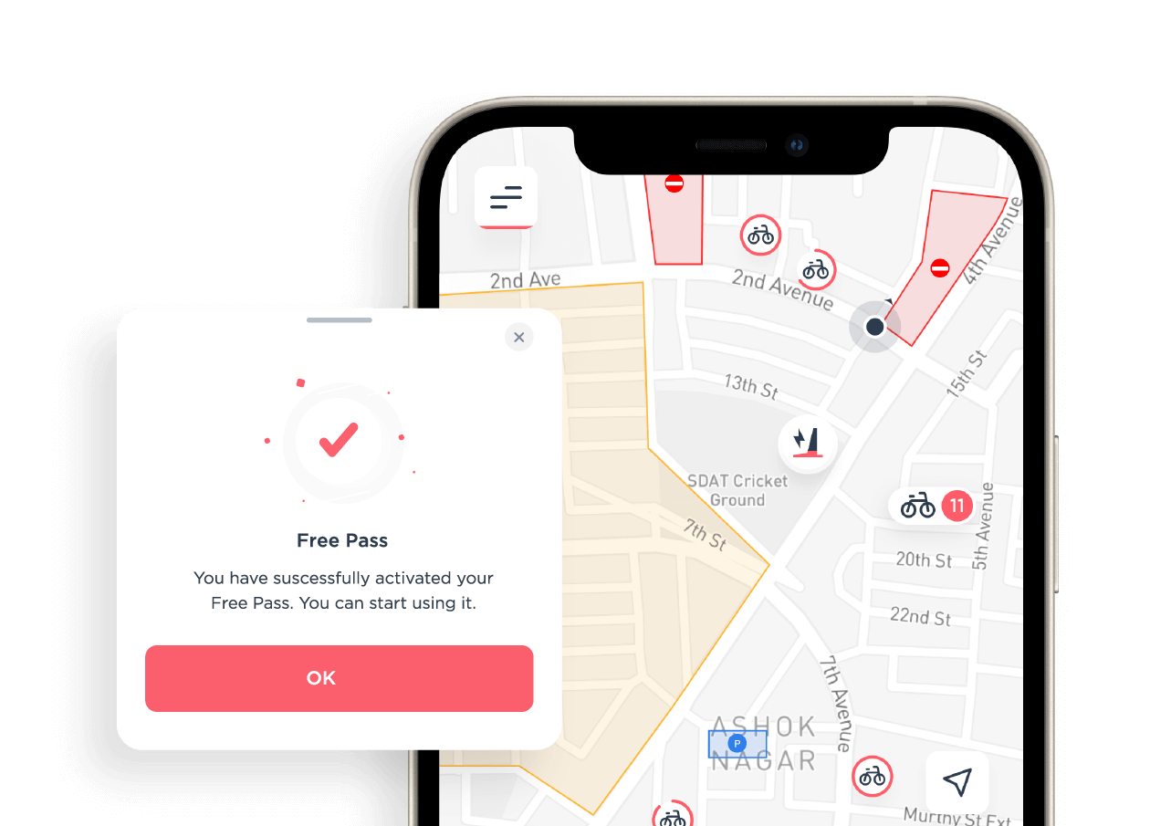Micromobility marketing: promos free pass