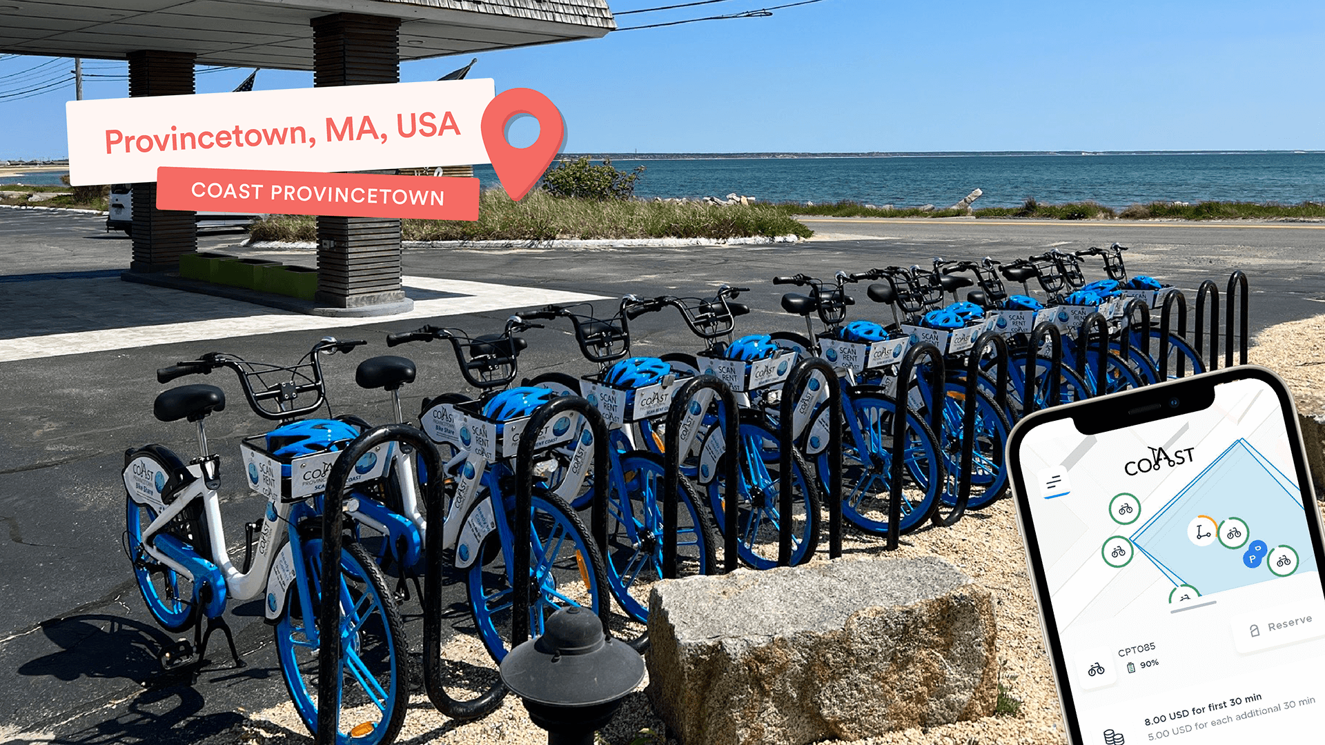 Coast Provincetown shared vehicle fleet