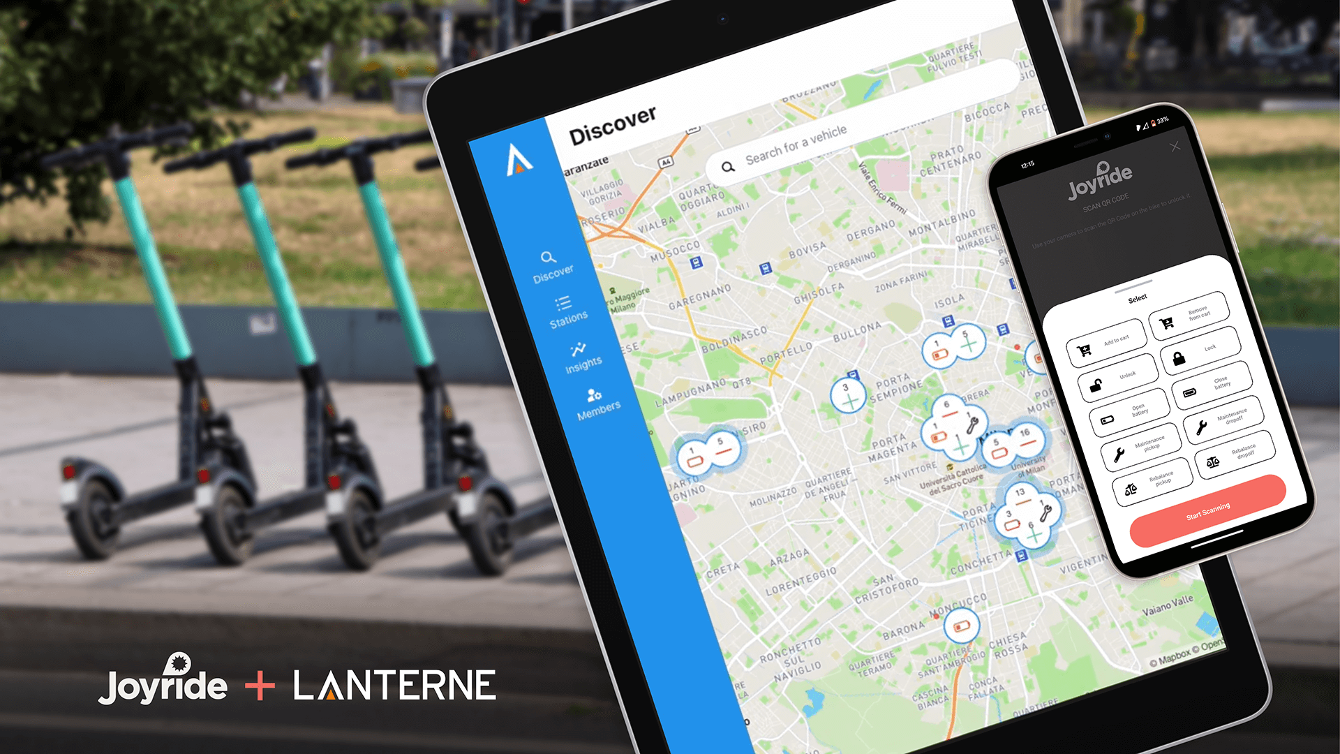 Fleet management via Lanterne AI