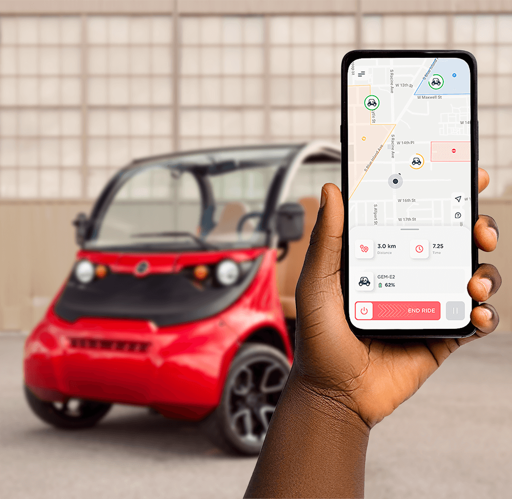 Red Gem E2 mini lsv ev with smartphone app