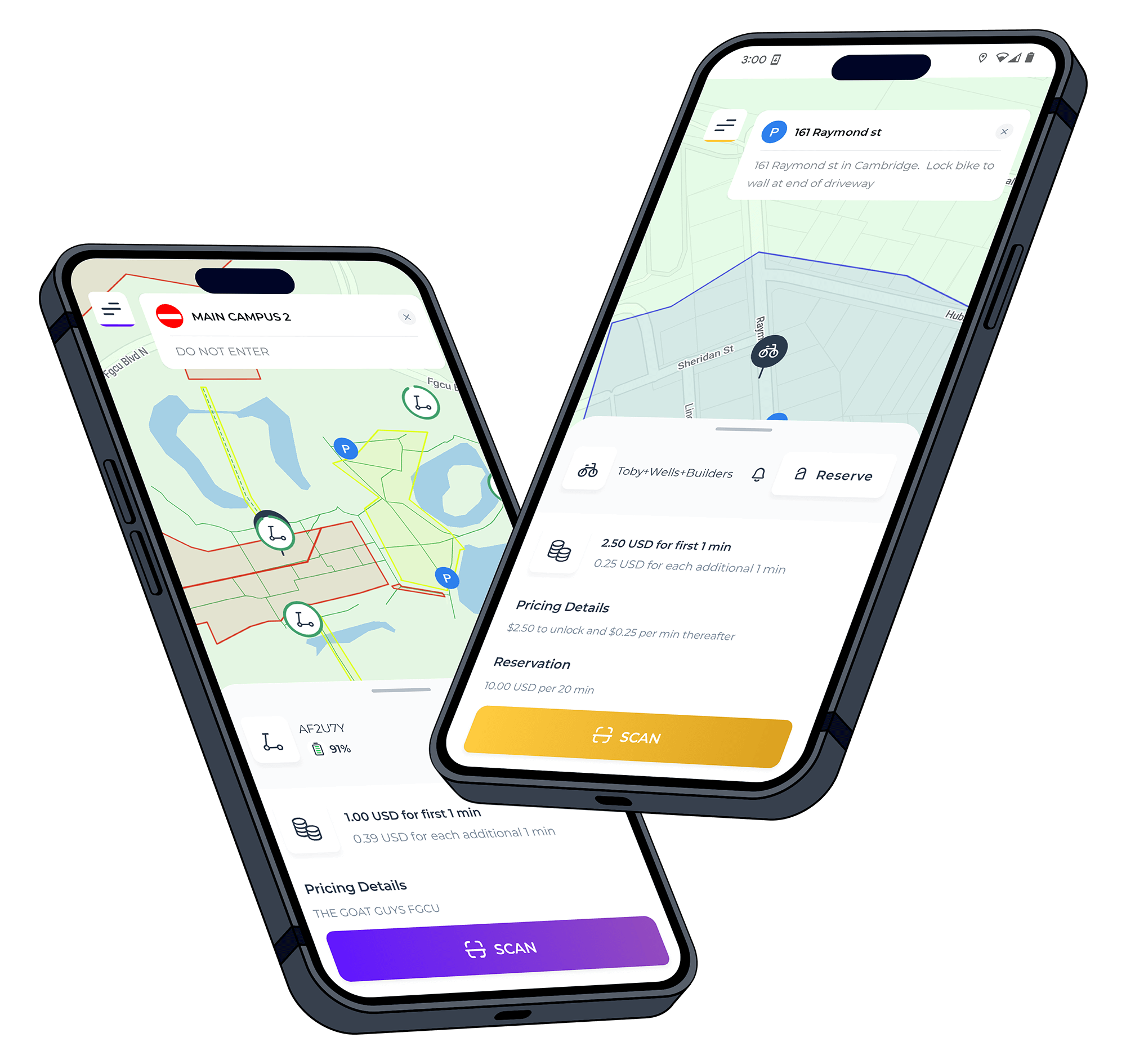 Joyride rider app with custom branding