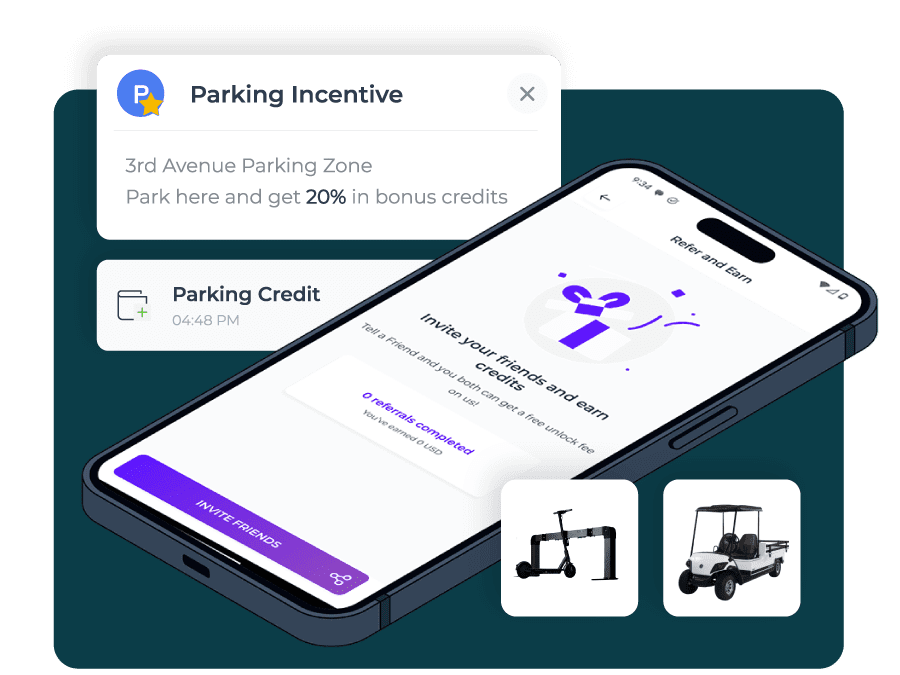 Joyride rider app marketing features