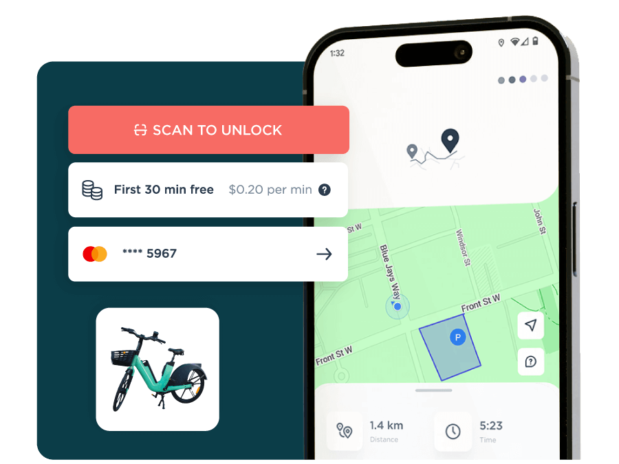Joyride rider app payment features