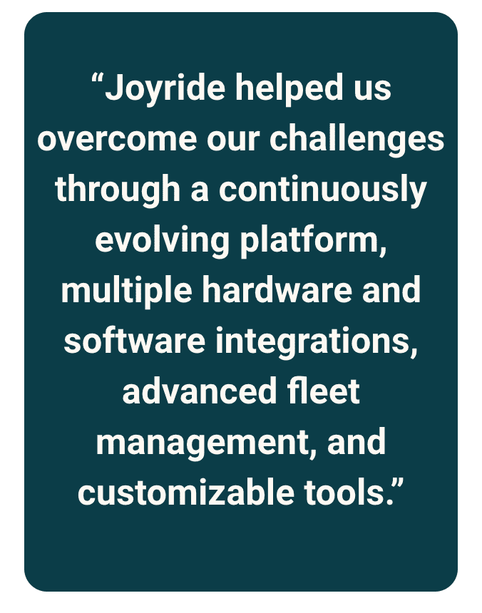Quote about Joyride from BikeBoom founder